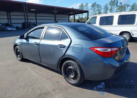 2015 Toyota Corolla L z USA, uszkodzony, nr VIN 2T1BURHE2FC332263